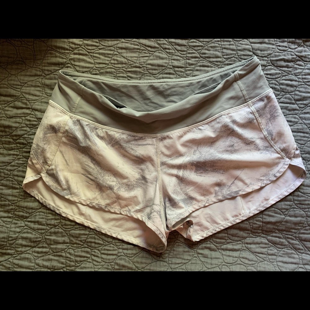 Lululemon size 8 speed shorts